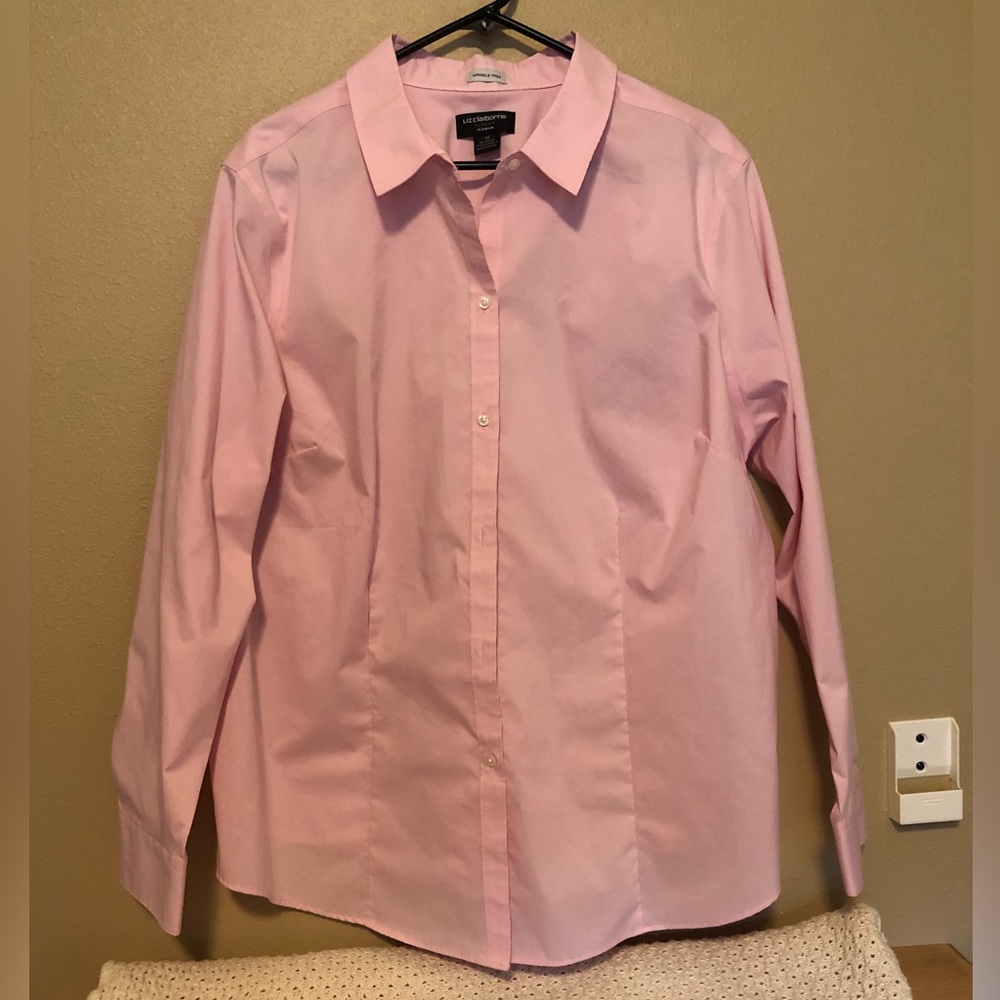 Liz Claiborne Pink Blouse 2X